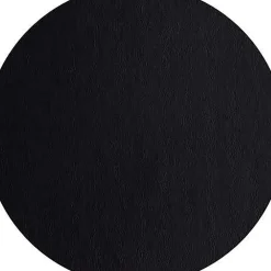 Fabrique de Styles Sets De Table>Set de table rond en simili cuir d38cm - Optic Noir