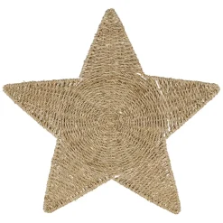 Fabrique de Styles Sets De Table>Set de table étoile en jonc de mer 44.5x44.5cm - Borneo Naturel