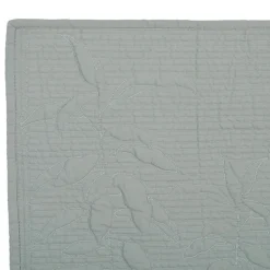 Fabrique de Styles Sets De Table>Set table boutis 48x34cm coton Vert d'eau