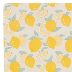 Fabrique de Styles Sets De Table>Set table retro summer 43.5x28.5cm polypropylene Jaune