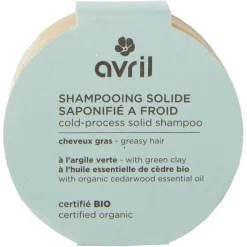 Fabrique de Styles Savon Solide>Shampooing solide saponifié à froid cheveux gras 100g - certifié bio Bleu