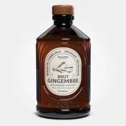 Fabrique de Styles Boissons Non Alcoolisés>Sirop brut de gingembre 400ml Ambre