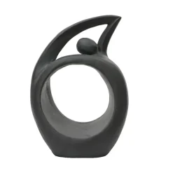 Fabrique de Styles Déco, Accessoires Et Rangements|Jardin>Statue d'extérieur silhouette h64cm Anthracite