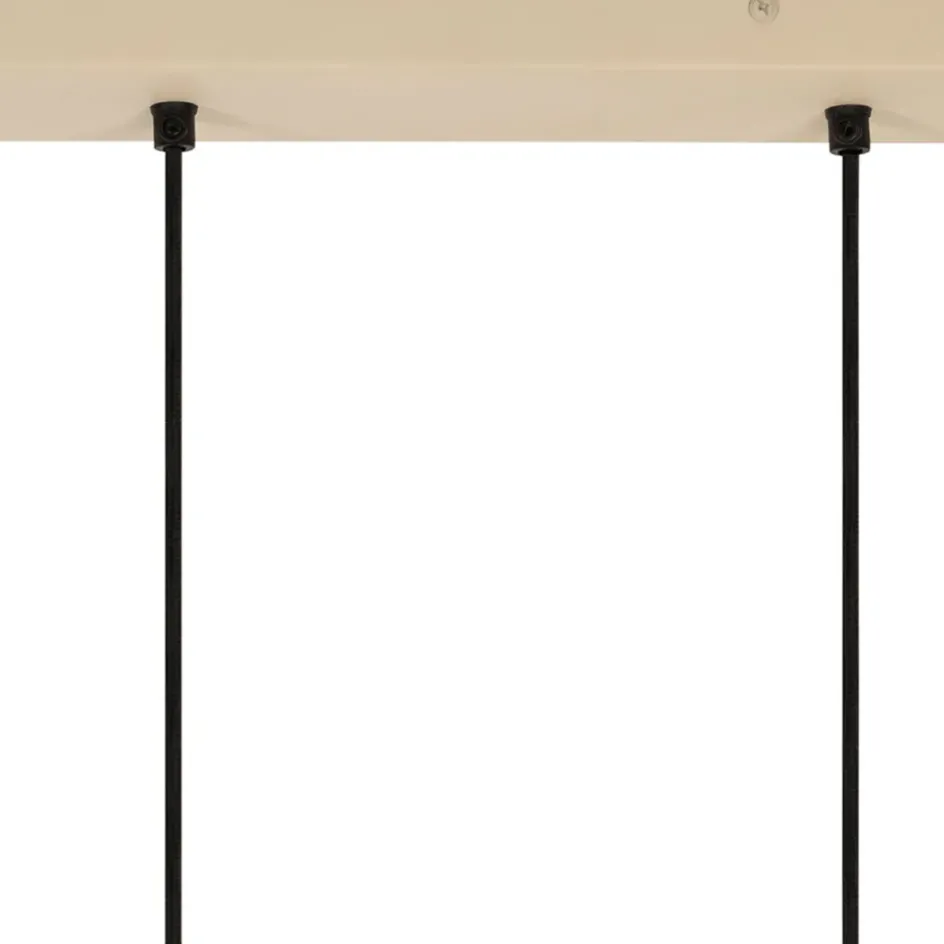 Fabrique de Styles Suspensions>Suspension 3 lampes en fer et manguier L66cm - Ferese Sable