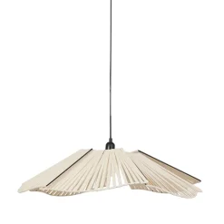 Fabrique de Styles Suspensions>Suspension bohème en coton d41cm - Plaka Crème