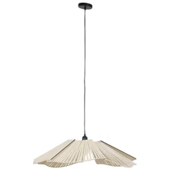 Fabrique de Styles Suspensions>Suspension bohème en coton d41cm - Plaka Crème