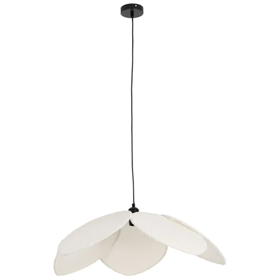 Fabrique de Styles Suspensions>Suspension bouclette écru d70cm Ecru