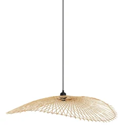 Fabrique de Styles Suspensions>Suspension en bambou et fer 82x80cm - Bambou Naturel
