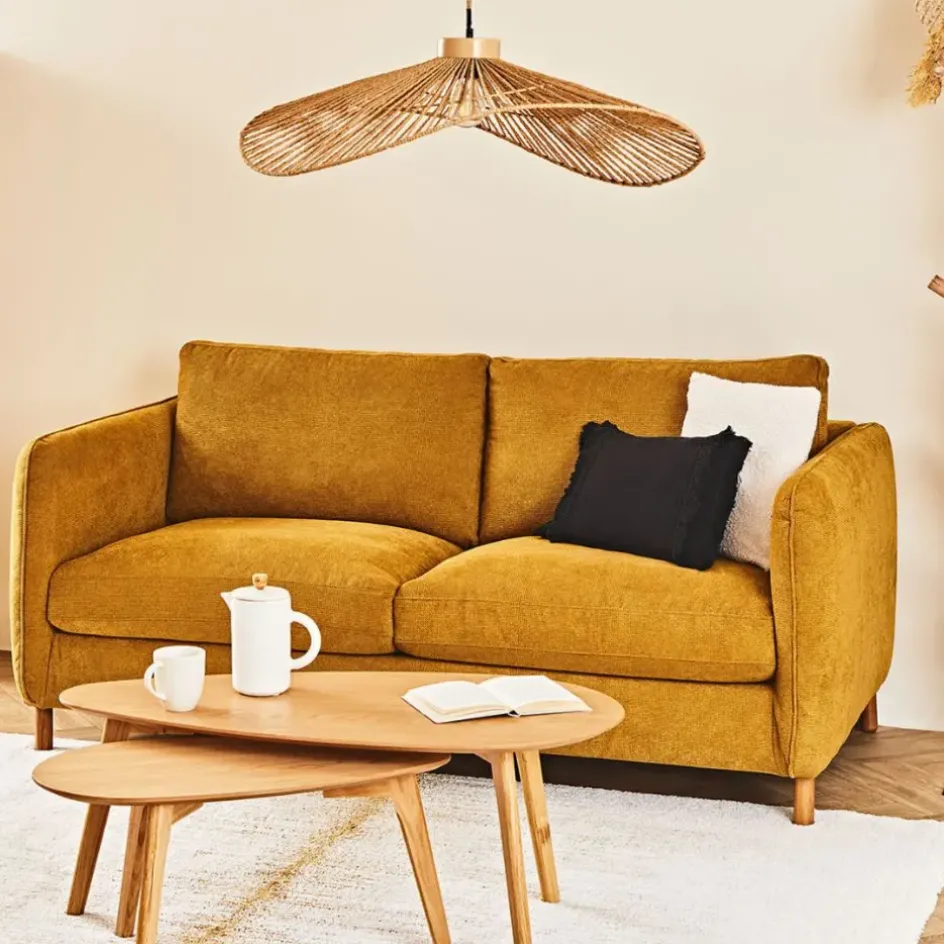 Fabrique de Styles Suspensions>Suspension en corde de papier l71cm - calyp Naturel