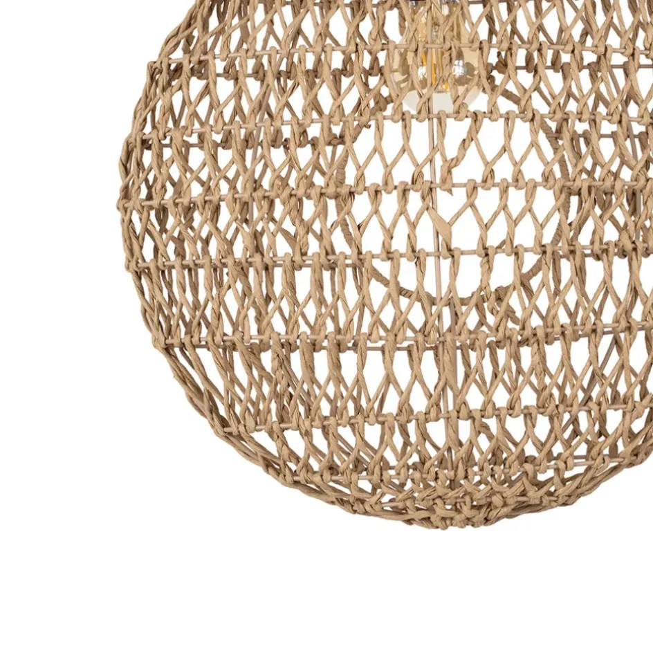 Fabrique de Styles Suspensions>Suspension en corde de papier d41cm - calyp Naturel