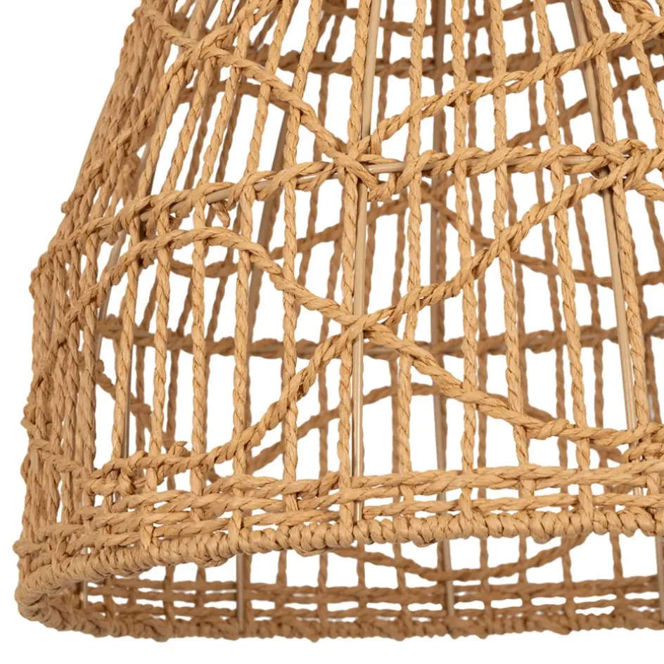 Fabrique de Styles Suspensions>Suspension en corde de papier d38cm - Calyp Naturel