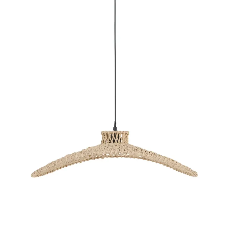 Fabrique de Styles Suspensions>Suspension en corde de papier d50cm - calyp Naturel