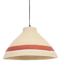 Fabrique de Styles Suspensions>Suspension en jonc de mer d49xh32cm - Sumatra Brique