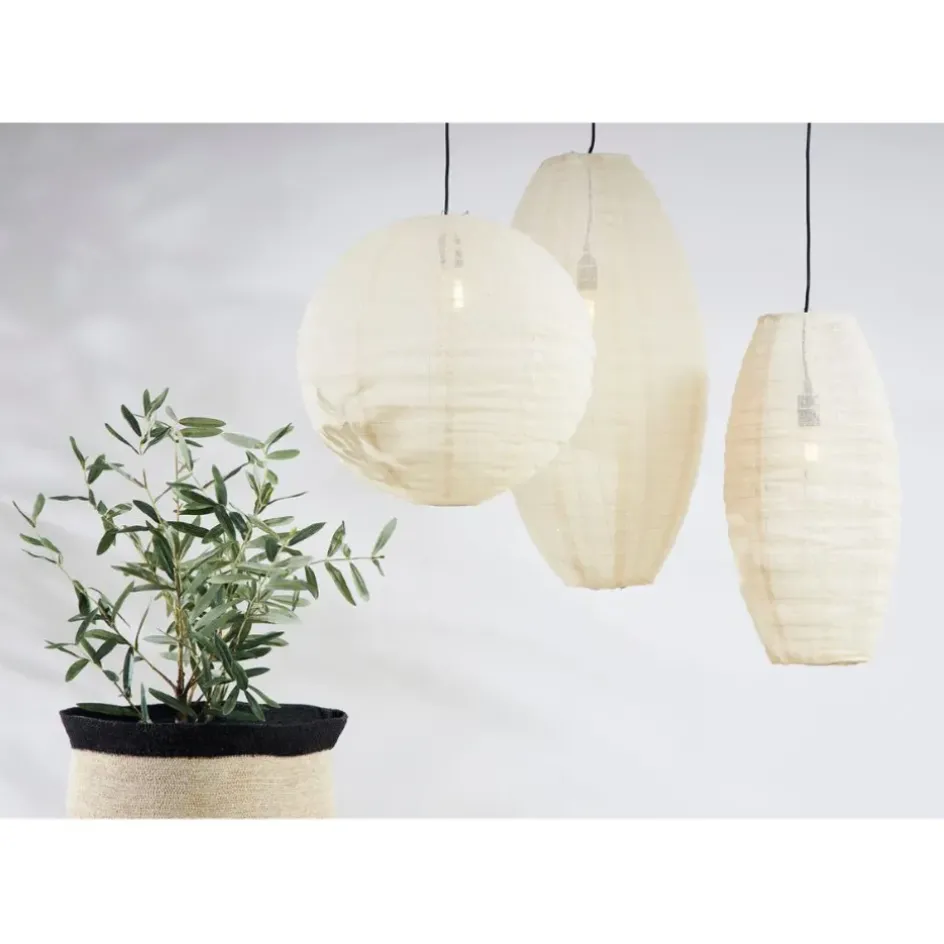 Fabrique de Styles Suspensions>Suspension en jute écru h79cm - Ramille Ecru