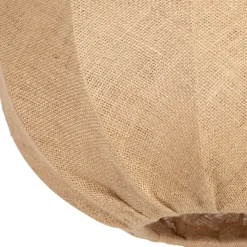 Fabrique de Styles Suspensions>Suspension en jute et fer non électrifiée d39.5xh31cm - Chaumière Naturel