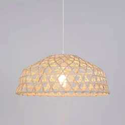 Fabrique de Styles Suspensions>Suspension en métal et rotin d38cm - bendor Naturel