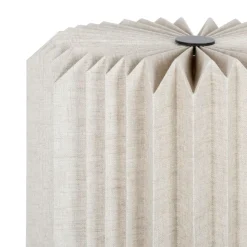 Fabrique de Styles Lampes À Poser>Suspension en papier et lin d56xh20cm - Fontelo Naturel