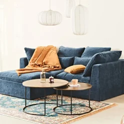 Fabrique de Styles Suspensions>Suspension en polyester et fer h23cm - Organic Blanc