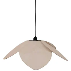 Fabrique de Styles Suspensions>Suspension en tissu et fer d70cm - Japandi Naturel