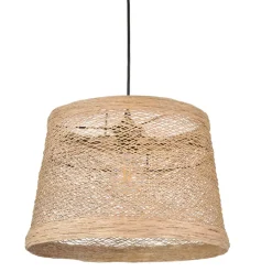 Fabrique de Styles Suspensions>Suspension ficelle tressée d35cm - tambour Naturel
