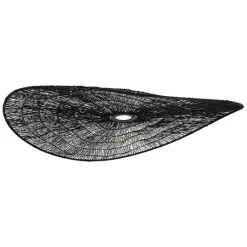 Fabrique de Styles Suspensions>Suspension non electrique en fer naturel et noir d60xh34cm - Organic Naturel, Noir