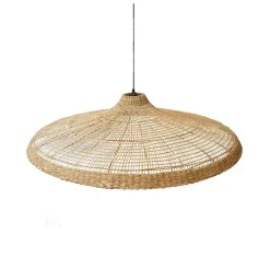 Fabrique de Styles Suspensions>Suspension non électrifiée en jonc de mer tressé d75cm Naturel