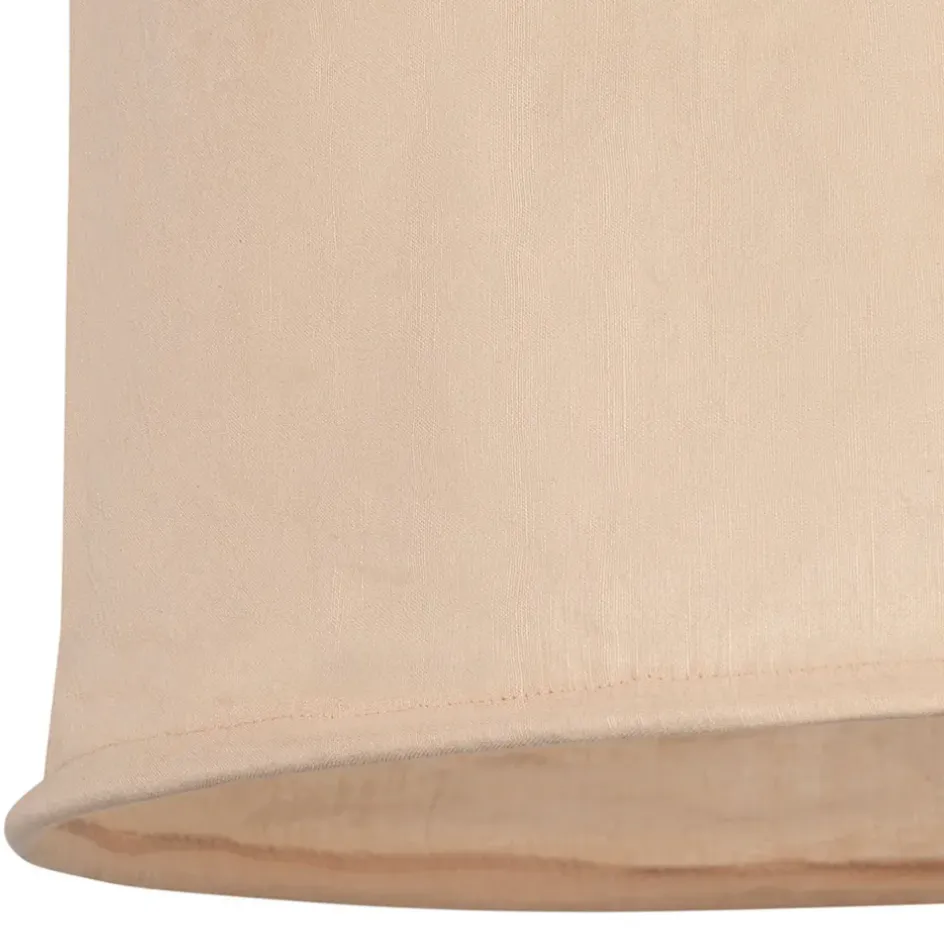 Fabrique de Styles Suspensions>Suspension non électrifiée en lin et coton d45xh35cm - Noho Rose