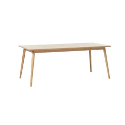 Fabrique de Styles Table De Salle À Manger>Table à manger en placage chêne 190x90cm - barrali Naturel