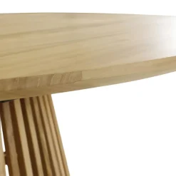 Fabrique de Styles Table De Salle À Manger>Table à manger ronde en teck d120cm - Kamala Naturel