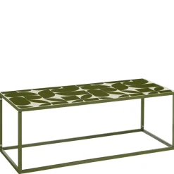 Fabrique de Styles Tables Basses, Guéridons|Jardin>Table basse de jardin en fer et céramique 99x41cm - Bologna Vert