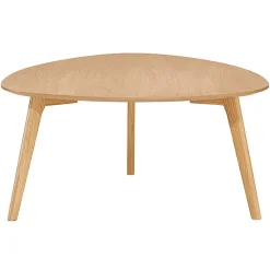 Fabrique de Styles Table Basses>Table basse effet chêne 80x80cm - becka Naturel