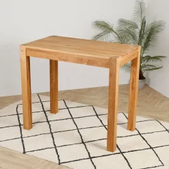 Fabrique de Styles Tables Hautes>Table de bar en chêne h105cm - Landry Naturel