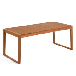 Fabrique de Styles Tables De Jardin|Jardin>Table de jardin en bois d'acacia 190x90cm - Emili Naturel