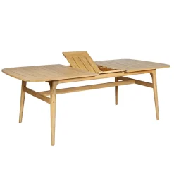 Fabrique de Styles Tables De Jardin|Jardin>Table de jardin extensible en acacia 180(+40cm)x100cm - Cavalo Naturel