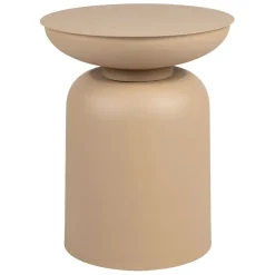 Fabrique de Styles Bouts De Canapé Et Tables D'appoint>Table d'appoint en fer - arty D37cm Beige