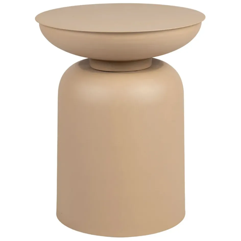 Fabrique de Styles Bouts De Canapé Et Tables D'appoint>Table d'appoint en fer - arty D37cm Beige