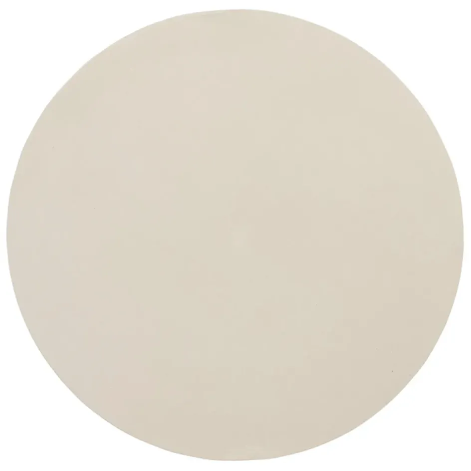 Fabrique de Styles Bouts De Canapé Et Tables D'appoint>Table d'appoint ronde effet béton ciré d40cm - Leros Blanc cassé