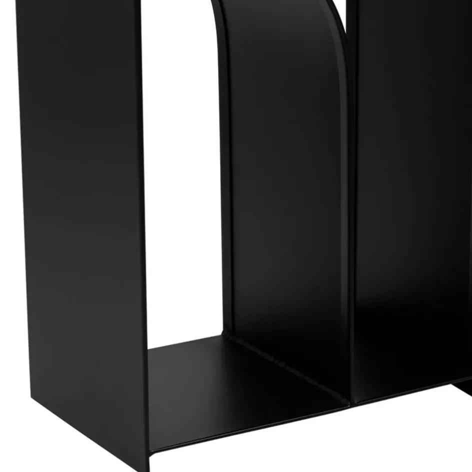 Fabrique de Styles Bouts De Canapé Et Tables D'appoint>Table d'appoint ronde en fer d50cm - Tinel Noir