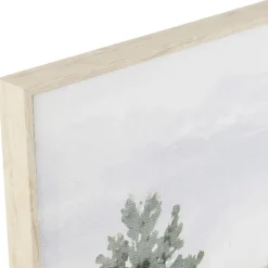 Fabrique de Styles Tableaux Et Toiles>Tableau campagne en toile vert et rose 80x80cm Vert, Rose