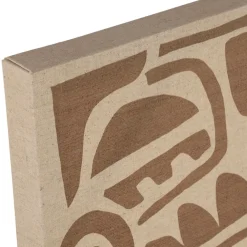 Fabrique de Styles Tableaux Et Toiles>Tableau en lin naturel et brun 40x50cm - Organic Naturel, Brun