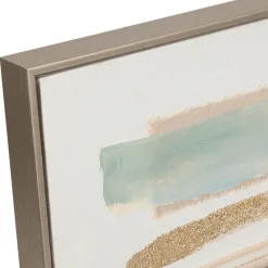 Fabrique de Styles Tableaux Et Toiles>Tableau en toile et pin 60x79cm - Ligne Bleu