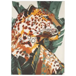 Fabrique de Styles Tableaux Et Toiles>Tableau léopard 50x70cm - Soul Craft Vert