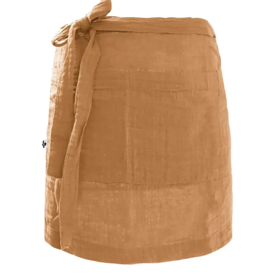 Fabrique de Styles Torchons, Tabliers Et Maniques>Tablier en gaze de coton 45x80cm - Gaia Camel