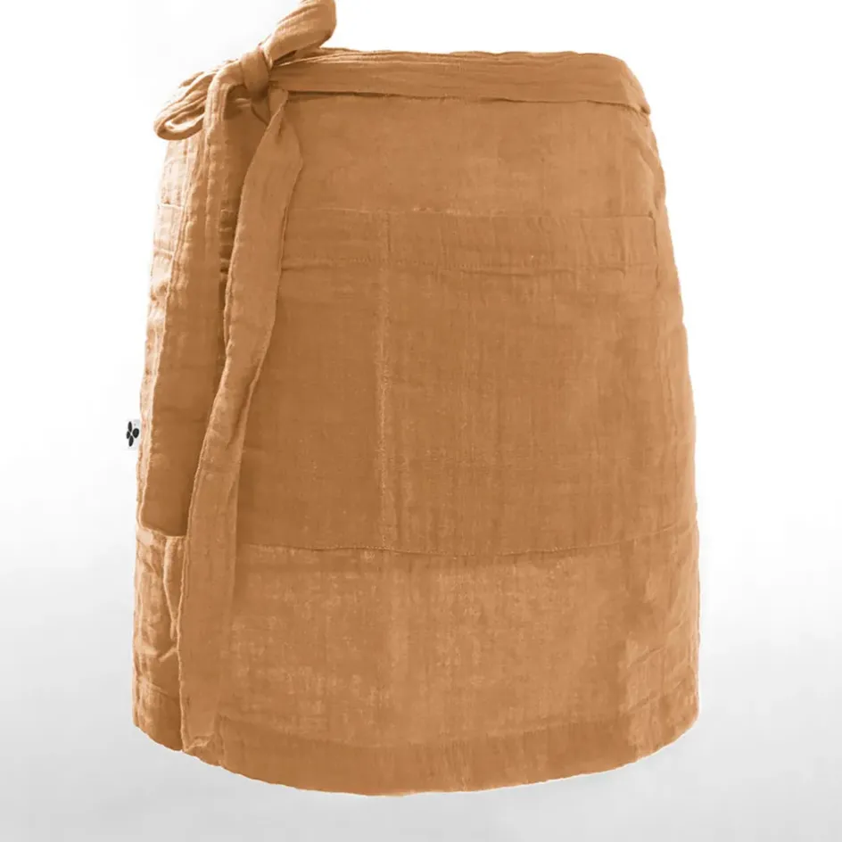 Fabrique de Styles Torchons, Tabliers Et Maniques>Tablier en gaze de coton 45x80cm - Gaia Camel