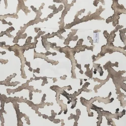 Fabrique de Styles Torchons, Tabliers Et Maniques>Tablier en coton blanc et marron - Estran Blanc, Marron