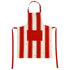 Fabrique de Styles Torchons, Tabliers Et Maniques>Tablier en coton et lin - Champêtre Rouge