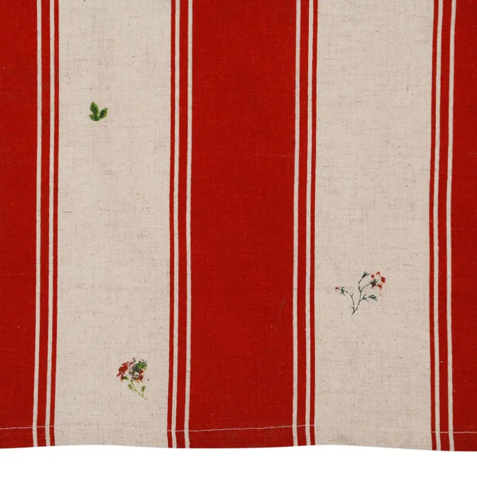 Fabrique de Styles Torchons, Tabliers Et Maniques>Tablier en coton et lin - Champêtre Rouge