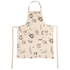 Fabrique de Styles Torchons, Tabliers Et Maniques>Tablier en coton et lin 68x88cm - Marie-Lise Gris