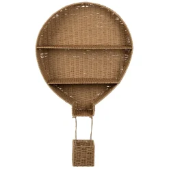 Fabrique de Styles P'tits Meubles>Étagère 2 niveaux - Montgolfiere Naturel