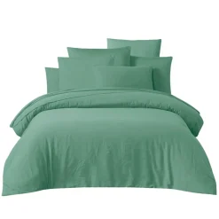 Fabrique de Styles Taies Et Traversins>Taie d'oreiller en coton céladon 65x65cm - Taloa Celadon
